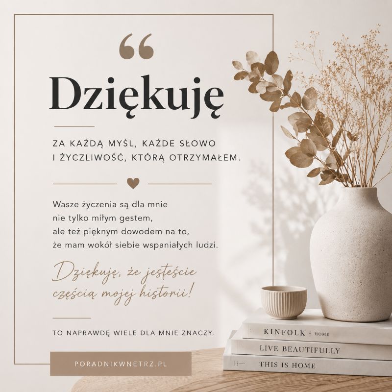 podziękowania za życzenia urodzinowe dla przyjaciół