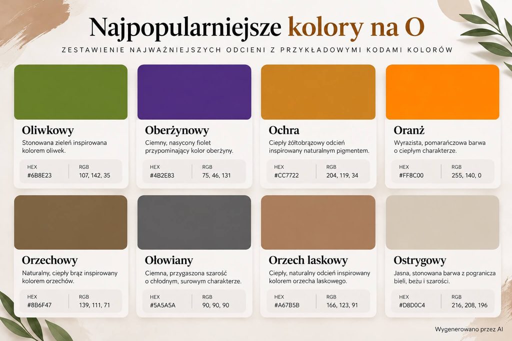 kolory na o - infografika